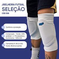 Joelheira Futsal Seleção Adulto Rehr