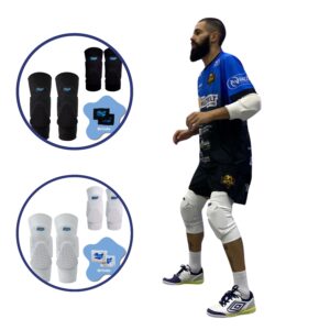 Kit Joelheira e Cotoveleira Futsal Evolution Adulto
